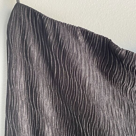 NEW ASTR The Label Strapless Textured Dress Sz L Bodycon Black Midi Formal Party - Picture 13 of 13